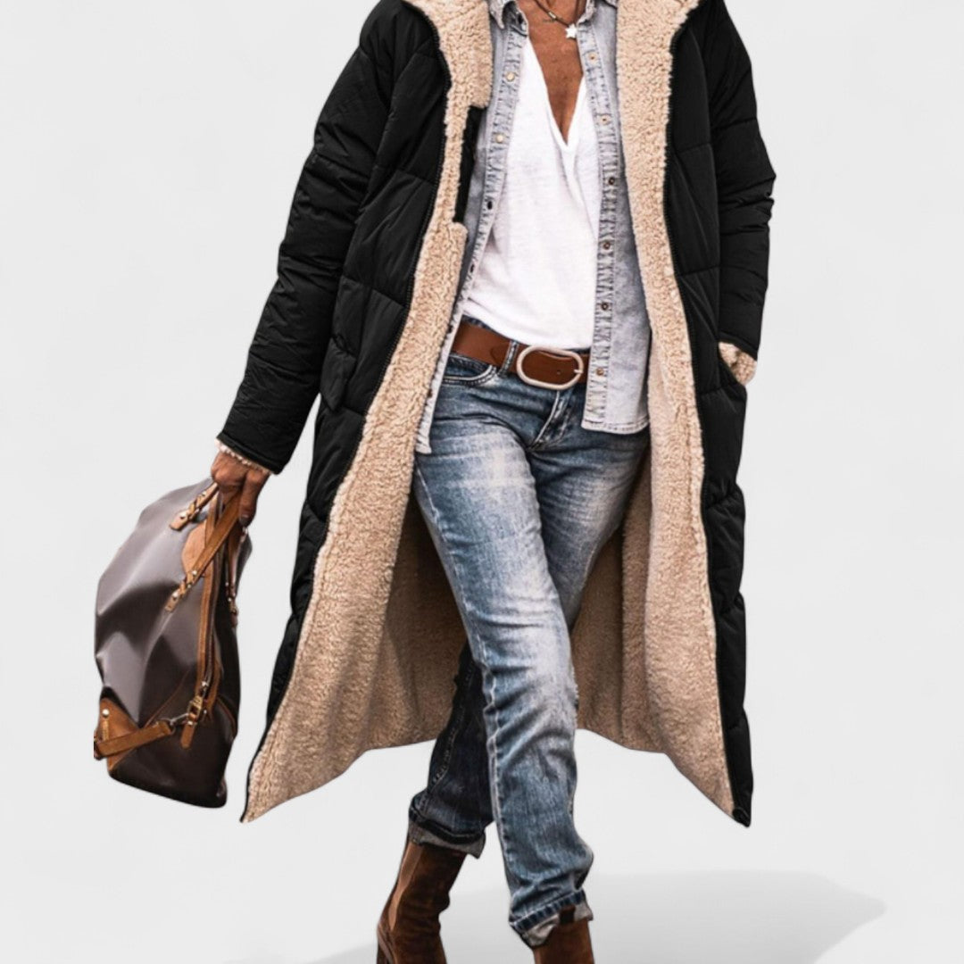Rita - Manteau réversible confortable