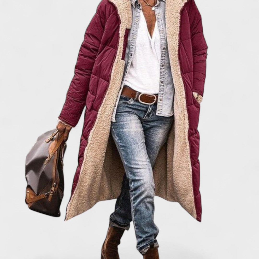 Rita - Manteau réversible confortable