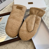 Gants UGG en laine beige