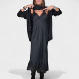 Alda - Ensemble élégant complet (collants longs + robe)